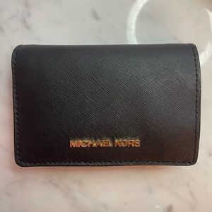 Michael Kors mini black wallet